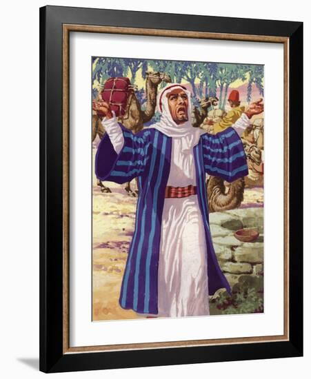 Eliezer Asking God's Guidance as to the Choice of Wife for Isaac-Pat Nicolle-Framed Giclee Print