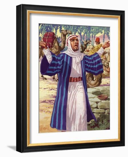 Eliezer Asking God's Guidance as to the Choice of Wife for Isaac-Pat Nicolle-Framed Giclee Print