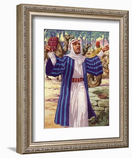 Eliezer Asking God's Guidance as to the Choice of Wife for Isaac-Pat Nicolle-Framed Giclee Print