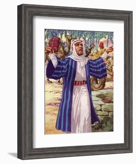 Eliezer Asking God's Guidance as to the Choice of Wife for Isaac-Pat Nicolle-Framed Giclee Print