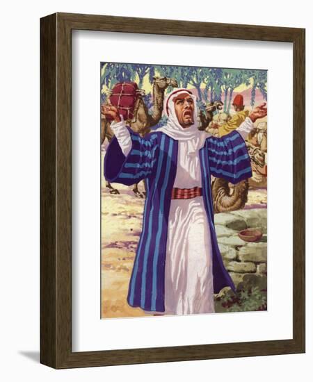 Eliezer Asking God's Guidance as to the Choice of Wife for Isaac-Pat Nicolle-Framed Giclee Print