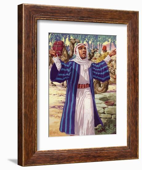 Eliezer Asking God's Guidance as to the Choice of Wife for Isaac-Pat Nicolle-Framed Giclee Print