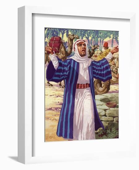 Eliezer Asking God's Guidance as to the Choice of Wife for Isaac-Pat Nicolle-Framed Giclee Print