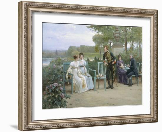 Eligible Suitor-Adrien Moreau-Framed Giclee Print