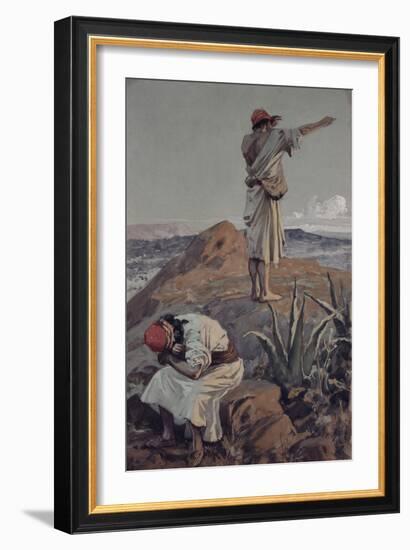 Elijah from Mount Carmel Sees a Cloud Afar Off-James Jacques Joseph Tissot-Framed Giclee Print