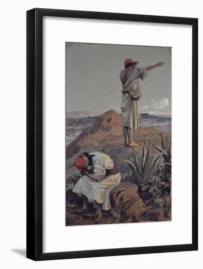 Elijah from Mt Carmel Sees a Cloud Afar Off-James Tissot-Framed Giclee Print