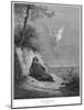 Elijah Goes into Wilderness and Asks to Die, But an Angel Comes and Bids Him 'Arise and Eat, 1866-null-Mounted Giclee Print