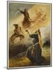 Elijah Goes to Heaven-null-Mounted Art Print
