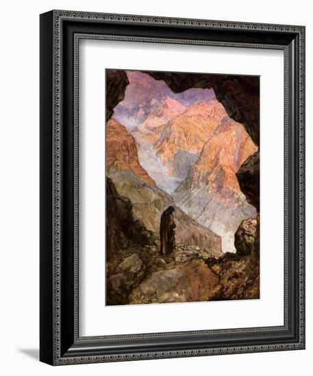 Elijah in the desert of Horeb - Bible-William Brassey Hole-Framed Giclee Print