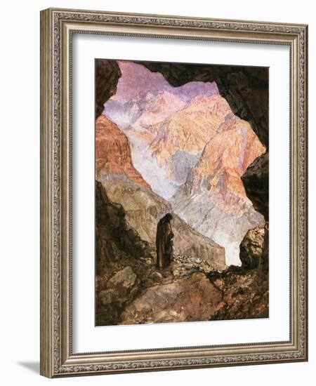 Elijah in the Desert of Horeb-William Brassey Hole-Framed Giclee Print