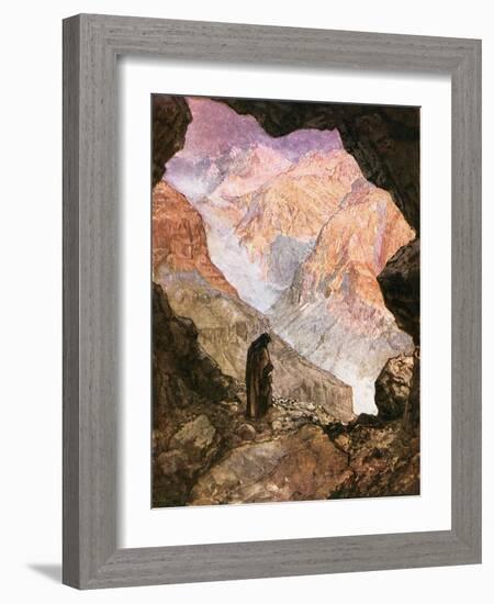 Elijah in the Desert of Horeb-William Brassey Hole-Framed Giclee Print