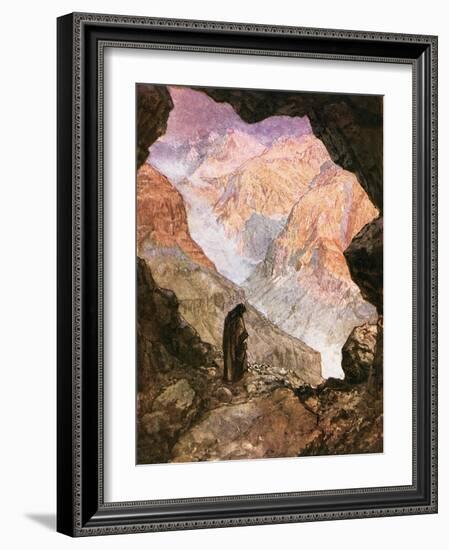 Elijah in the Desert of Horeb-William Brassey Hole-Framed Giclee Print