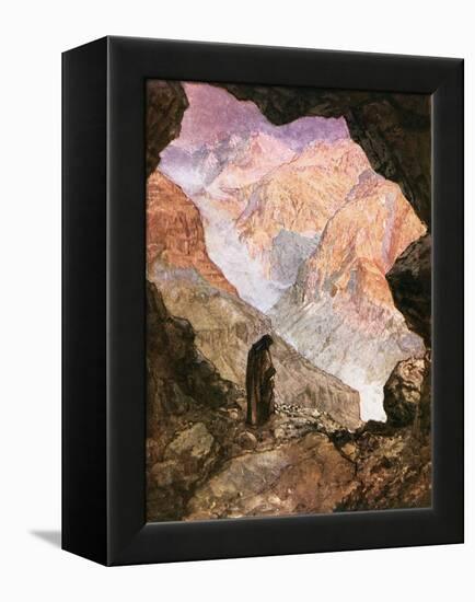 Elijah in the Desert of Horeb-William Brassey Hole-Framed Premier Image Canvas