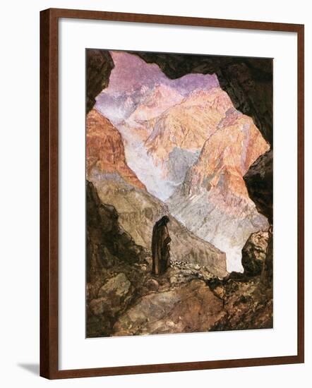 Elijah in the Desert of Horeb-William Brassey Hole-Framed Giclee Print