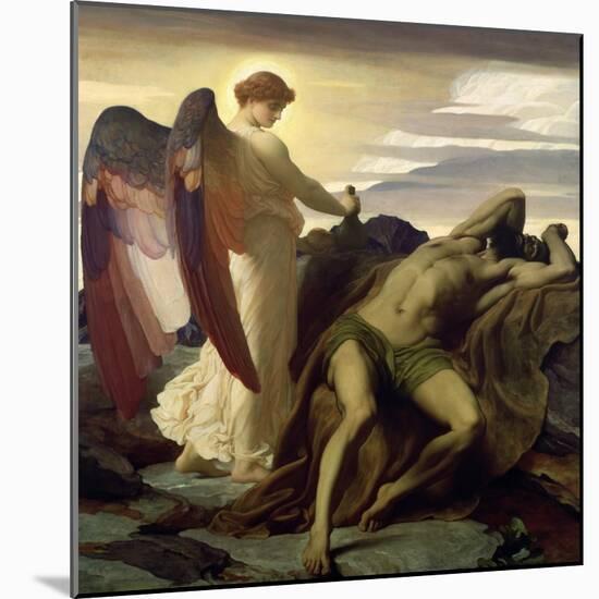 Elijah in the Wilderness, 1877-8-Frederick Leighton-Mounted Giclee Print