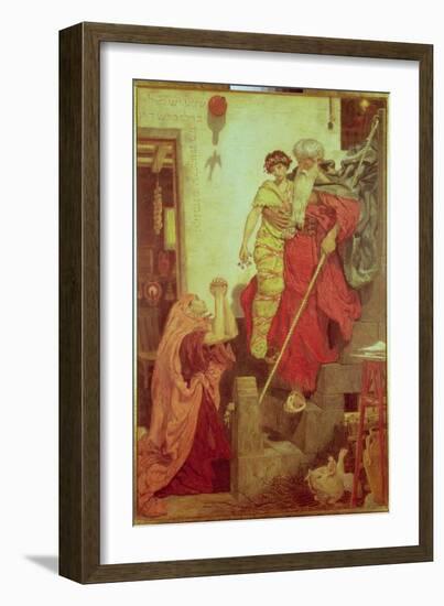 Elijah Restoring the Widow's Son, 1868-Ford Madox Brown-Framed Giclee Print