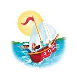 Sail Away! - Humpty Dumpty-Elisa Chavarri-Mounted Giclee Print
