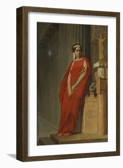 Élisa Rachel as Phèdre-Jean-Léon Gerôme-Framed Giclee Print