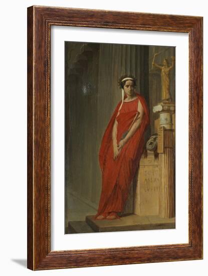 Élisa Rachel as Phèdre-Jean-Léon Gerôme-Framed Giclee Print