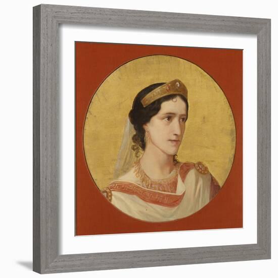 Élisa Rachel as Phèdre-Albert Anker-Framed Giclee Print