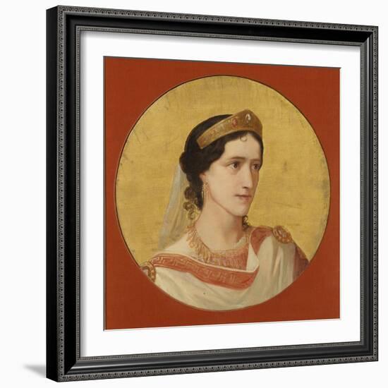 Élisa Rachel as Phèdre-Albert Anker-Framed Giclee Print