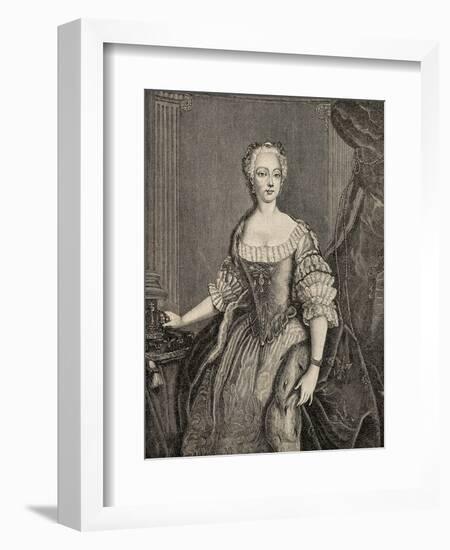 Elisabeth Christine of Brunswick-Wolfenbuttel-Bevern-null-Framed Giclee Print