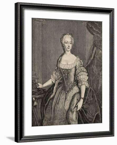 Elisabeth Christine of Brunswick-Wolfenbuttel-Bevern-null-Framed Giclee Print