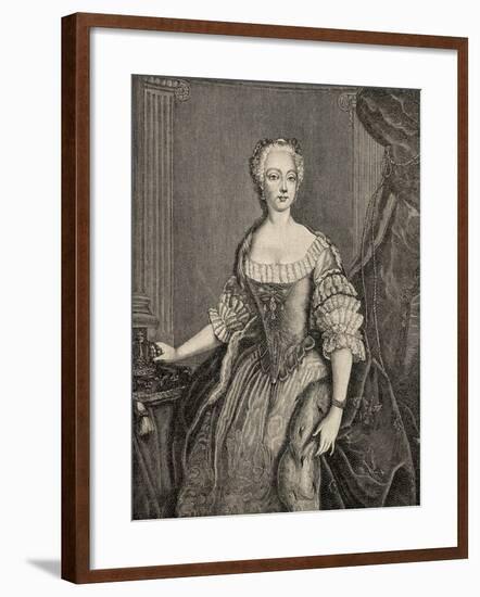 Elisabeth Christine of Brunswick-Wolfenbuttel-Bevern-null-Framed Giclee Print