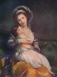 Madame Vigee Lebrun and her daughter, Jeanne Lucie Louise, 1789, (1938)-Elisabeth Louise Vigee-LeBrun-Framed Giclee Print