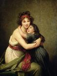Portrait of Madame Vigee Lebrun and Her Daughter Jeanne-Lucie-Louise (1780-1819), 1789 (Oil on Canv-Elisabeth Louise Vigee-LeBrun-Giclee Print
