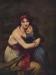 Louise Elisabeth Vigee Le Brun (1755-1842) with her daughter Jeanne-Lucie, 1786, (1911)-Elisabeth Louise Vigee-LeBrun-Giclee Print