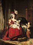Marie-Antoinette (1755-93) and Her Four Children, 1787-Elisabeth Louise Vigee-LeBrun-Giclee Print