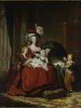 Marie-Antoinette (1755-93) and Her Four Children, 1787-Elisabeth Louise Vigee-LeBrun-Giclee Print