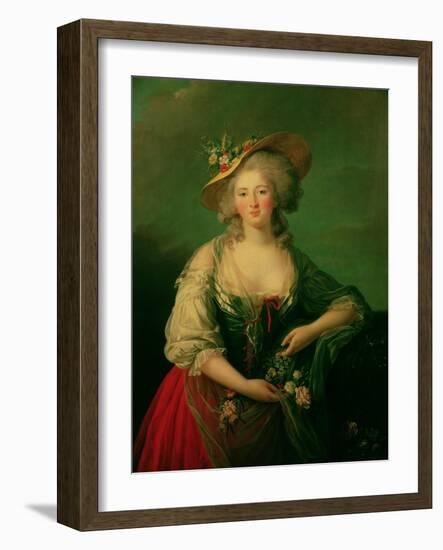 Elisabeth of France (1764-94) Called Madame Elizabeth, circa 1782-Elisabeth Louise Vigee-LeBrun-Framed Giclee Print