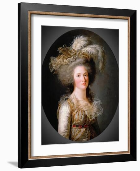 Élisabeth Philippine Marie Hélène De Bourbon-Adélaïde Labille-Guiard-Framed Giclee Print