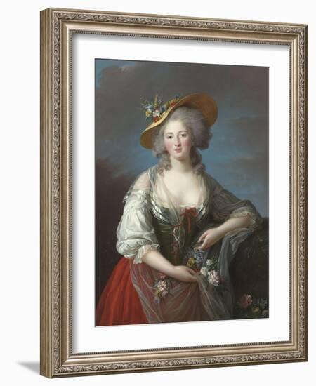 Elisabeth Philippine Marie Hélène de France, dite Madame Elisabeth-Elisabeth Louise Vigée-LeBrun-Framed Giclee Print