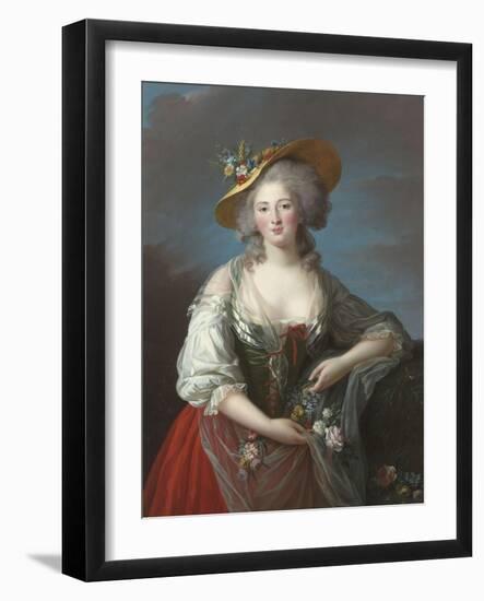 Elisabeth Philippine Marie Hélène de France, dite Madame Elisabeth-Elisabeth Louise Vigée-LeBrun-Framed Giclee Print