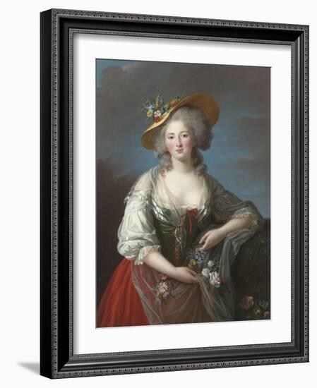 Elisabeth Philippine Marie Hélène de France, dite Madame Elisabeth-Elisabeth Louise Vigée-LeBrun-Framed Giclee Print