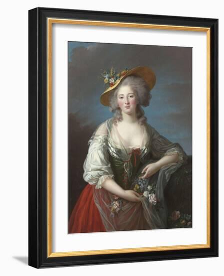 Elisabeth Philippine Marie Hélène de France, dite Madame Elisabeth-Elisabeth Louise Vigée-LeBrun-Framed Giclee Print