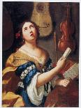 Personification of Music , 1659–1659 (Oil on Canvas)-Elisabetta Sirani-Giclee Print