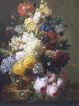 Rich Still Life of Summer Flowers-Elise Bruyere-Giclee Print