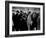 Elise Daniels, Young Model, Standing on Crowded New York City Street-Gjon Mili-Framed Photographic Print