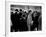 Elise Daniels, Young Model, Standing on Crowded New York City Street-Gjon Mili-Framed Photographic Print