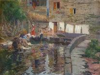 'Washerwomen, Pontevedra', c1904-Eliseo Meifren y Roig-Giclee Print