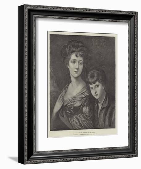 Eliza Anne Linley (Mrs Sheridan) and Her Brother-Thomas Gainsborough-Framed Giclee Print