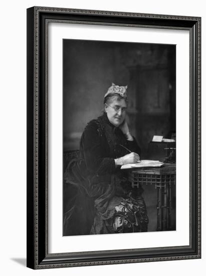 Eliza Lynn Linton (1822-189), British Novelist, Essayist, and Journalist, 1890-W&d Downey-Framed Photographic Print