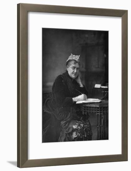 Eliza Lynn Linton (1822-189), British Novelist, Essayist, and Journalist, 1890-W&d Downey-Framed Photographic Print