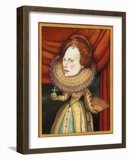 Elizabeth, 1999 (Acrylic on Illustration Board)-Anita Kunz-Framed Giclee Print