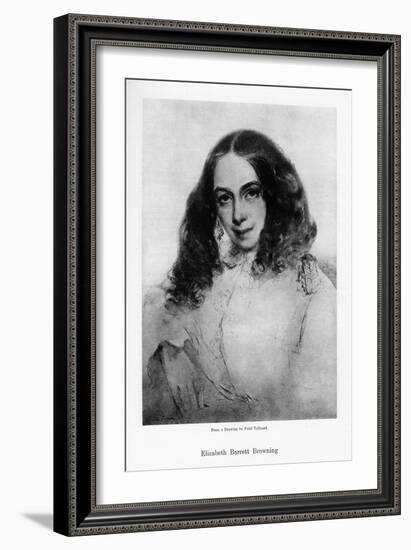 Elizabeth Barrett Browning, English Poet of the Victorian Era, Mid-19th Century-Field Talfourd-Framed Giclee Print