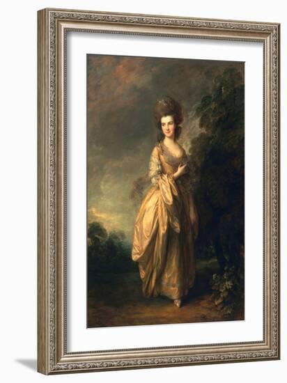 Elizabeth Beaufoy, Later Elizabeth Pycroft, C.1780-Thomas Gainsborough-Framed Giclee Print